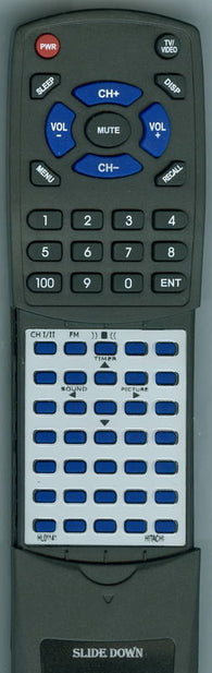 HITACHI C21F100 Replacement Remote