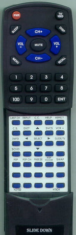 HITACHI CLU572TSI Replacement Remote