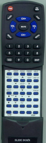 HITACHI HL01651 Replacement Remote