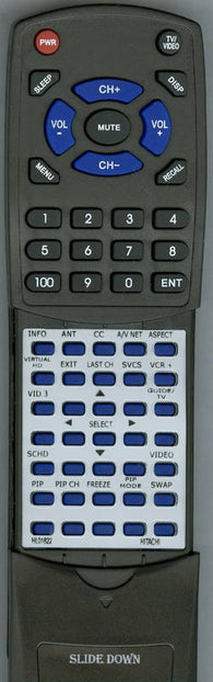 HITACHI 65SWX20B MAIN Replacement Remote