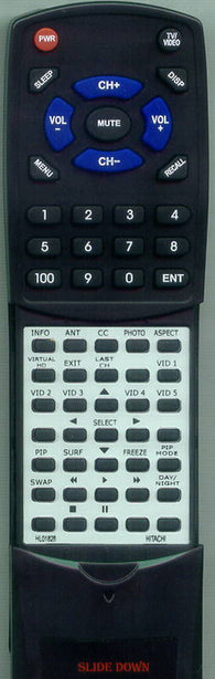 HITACHI 65S500 Replacement Remote