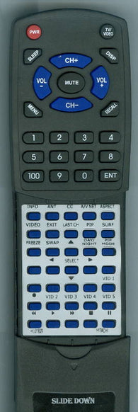 HITACHI HL01829 Replacement Remote