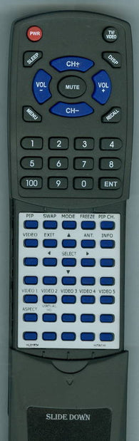 HITACHI HL01834 Replacement Remote