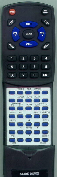 HITACHI HL01891 Replacement Remote
