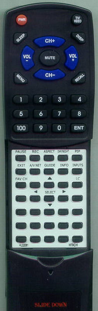 HITACHI 55HDX61 Replacement Remote