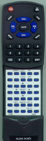 HITACHI RTHL02065 Replacement Remote