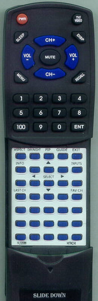 HITACHI CLU-3852WL Replacement Remote