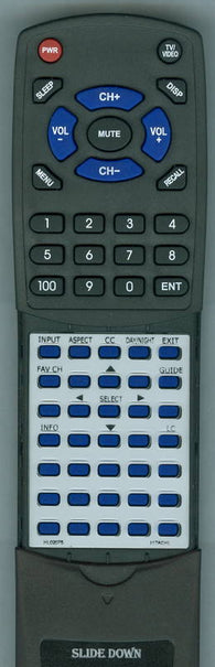 HITACHI CLU4371UG2 Replacement Remote