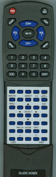 HITACHI CLU4372UG2 Replacement Remote