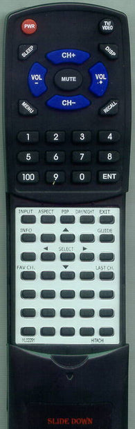 HITACHI 65F59A Replacement Remote