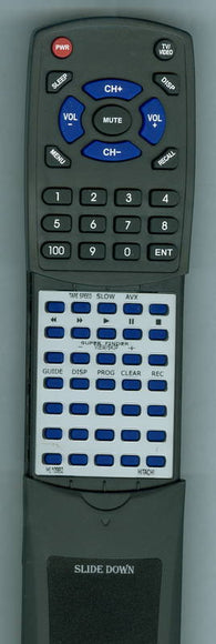HITACHI VTFX530A Replacement Remote