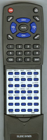 DISNEY HM1500LT Replacement Remote