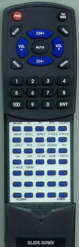 HYUNDAI RTHQL320WR Replacement Remote