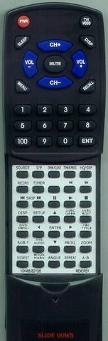 MEMOREX MVDR2102 Replacement Remote