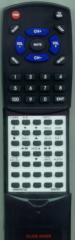 Memorex HS-R635PB Remote - Thumbnail 3