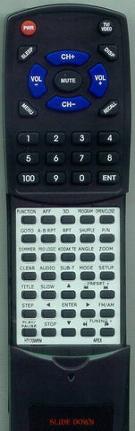 APEX RTHT170WRM Replacement Remote
