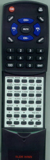 APEX RTHT180WRM Replacement Remote