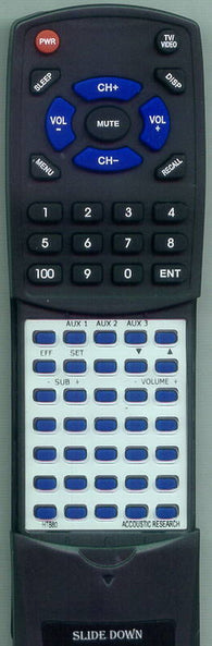 AR RTHTB80 Replacement Remote