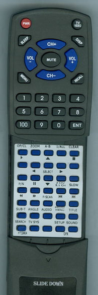 G HTD2404 Replacement Remote
