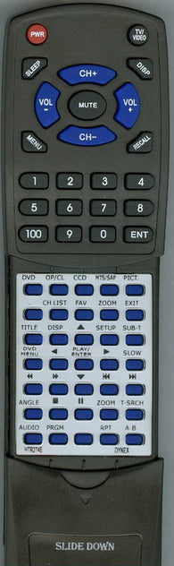 DYNEX DX-LDVD2210A Replacement Remote