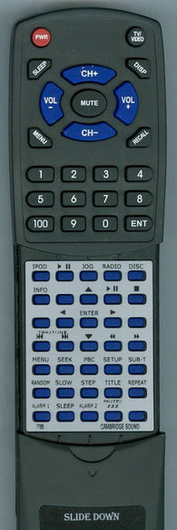 CS 765I Replacement Remote