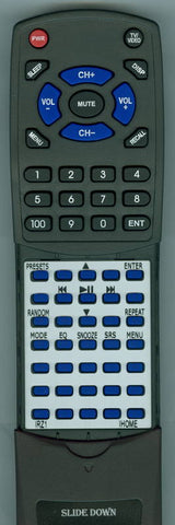 IHOME IP49 Replacement Remote