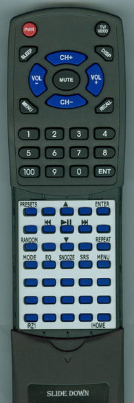 IHOME IP49BZC Replacement Remote
