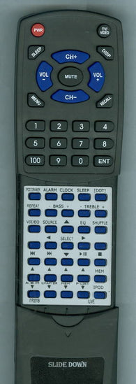 ILIVE RTITP231B Replacement Remote