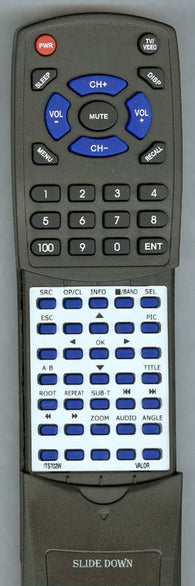 VALOR ITS710WFRONT Replacement Remote