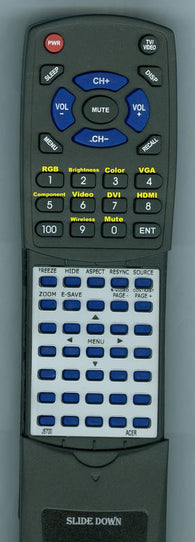ACERINSERT J6700 Replacement Remote