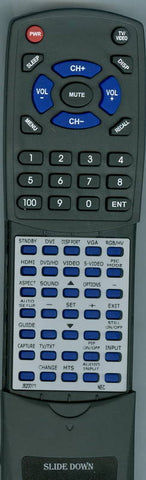 NEC V651 Replacement Remote