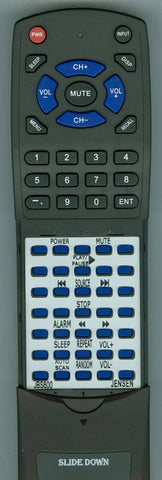 JENSEN JBS600 Replacement Remote