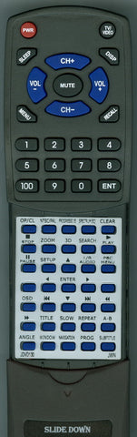 JWIN JDVD130 Replacement Remote