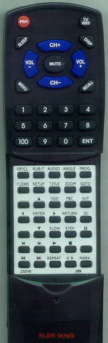 JWIN RTJDVD145 Replacement Remote