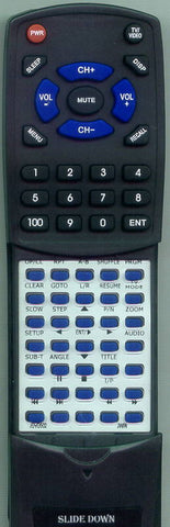 JWIN JDVD502 Replacement Remote