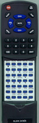 JWIN RTJDVD503 Replacement Remote