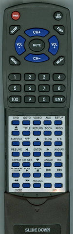 JWIN JDVD625 Replacement Remote