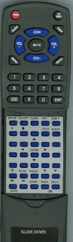 JWIN RTJDVD760 Replacement Remote