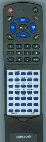 JENSENRTJSWB65016V JSBW650 22 VOLT Replacement Remote