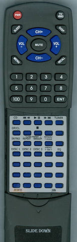 JWIN RTJXCD6700 Replacement Remote