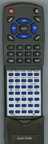 JWIN JX-CD8700 Replacement Remote