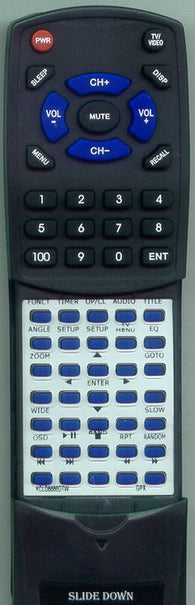 G KCLD8886DTW Replacement Remote