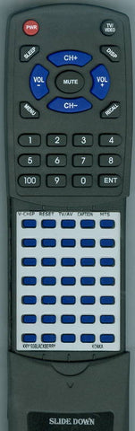 KONKA K2098U BLACKBERRY Replacement Remote