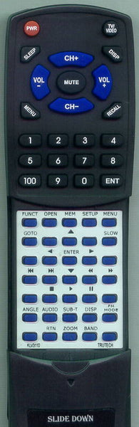TRUTECH KLV3110 Replacement Remote