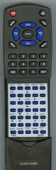 AUDIOVOX RTKLV3913 Replacement Remote