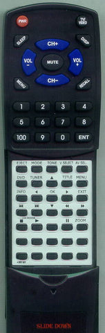 KOSS KS5192 Replacement Remote