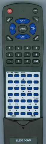 SPECTRA KT2219MBY Replacement Remote