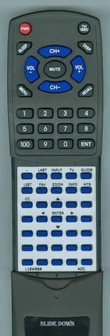AOC L19W898 Replacement Remote