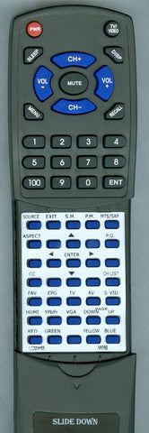 VIORE RTLC32VH55 Replacement Remote