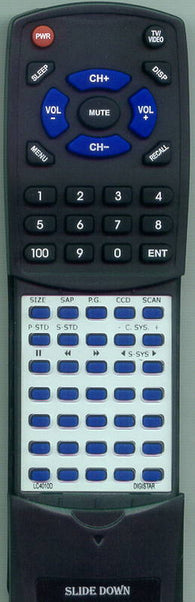 DIGISTAR LC2610D Replacement Remote